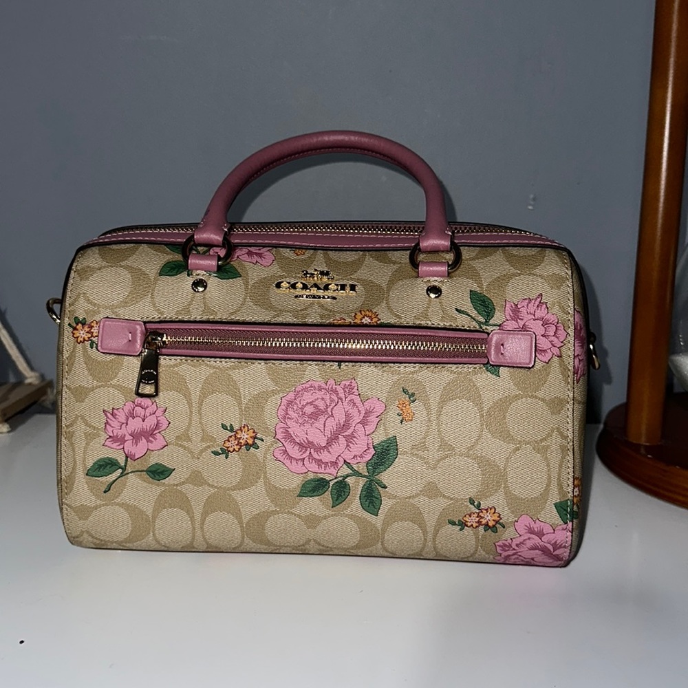 Coach Pink Flower Bag